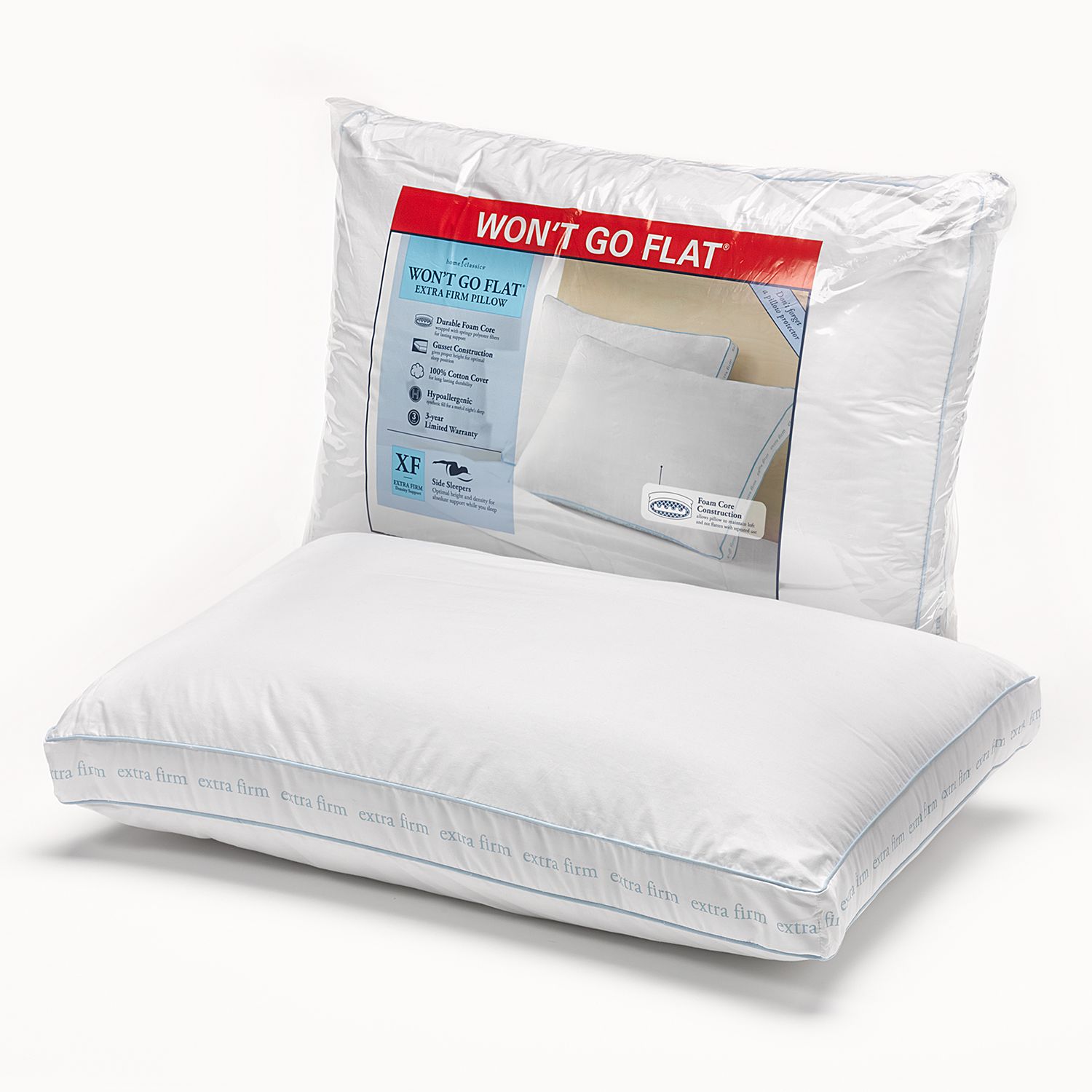 Home Classics Extra Firm Support Pillow 2024 pbmlabs