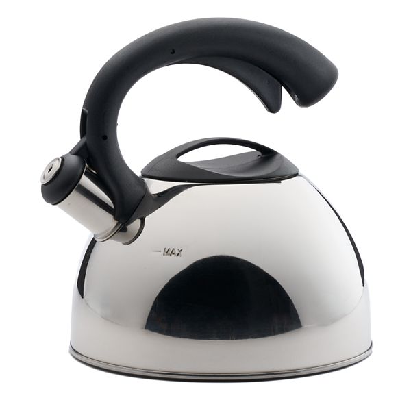 Nubia 2 Qt. Stainless Steel Stovetop Tea Kettle with Whistle