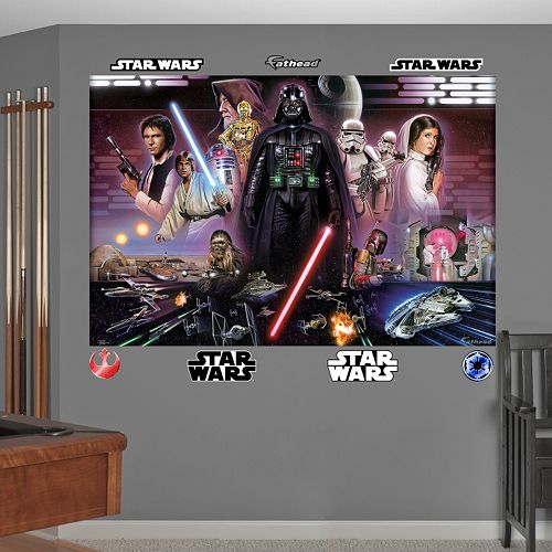Star Wars Classic Mural Wall Decal by Fathead