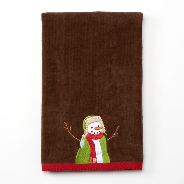 St. Nicholas Square® Snowman Hand Towel