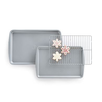 Food Network™ 3-pc. Nonstick Cookie Sheet Set with Cooling Rack