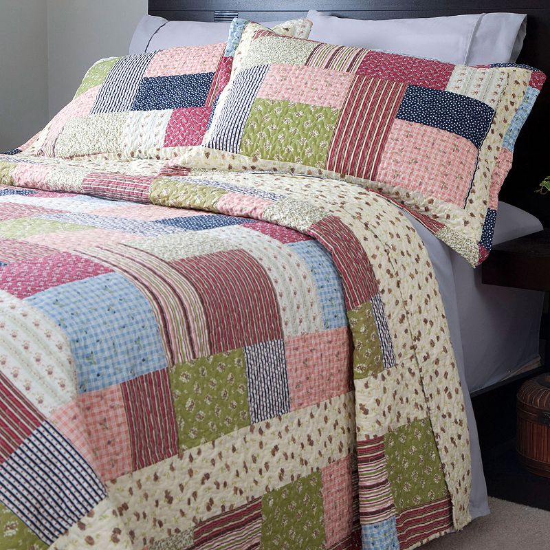 99379230 Portsmouth Home Savannah Reversible Quilt Set, Bei sku 99379230