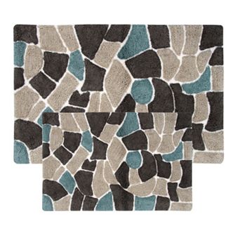Chesapeake Boulder 2 pc Bath Rug Set