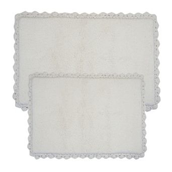 Chesapeake Crochet Reversible 2 pc Bath Rug Set