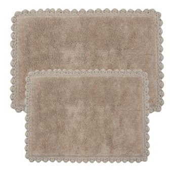 Chesapeake Crochet Reversible 2 pc Bath Rug Set