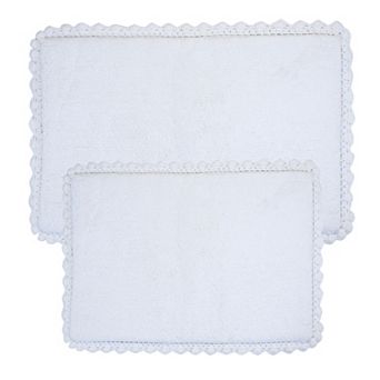 Chesapeake Crochet Reversible 2 pc Bath Rug Set