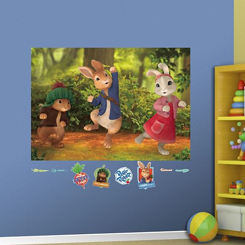 Peter Rabbit Mural Wall Decals by Fathead