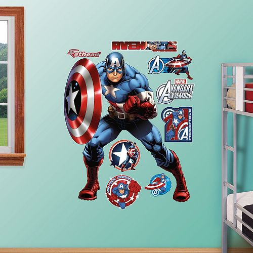 Avengers Assemble Captain America Wall Decal by Fathead