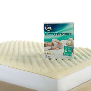 Serta 2 1\/2-in. Memory Foam Reversible Mattress Topper