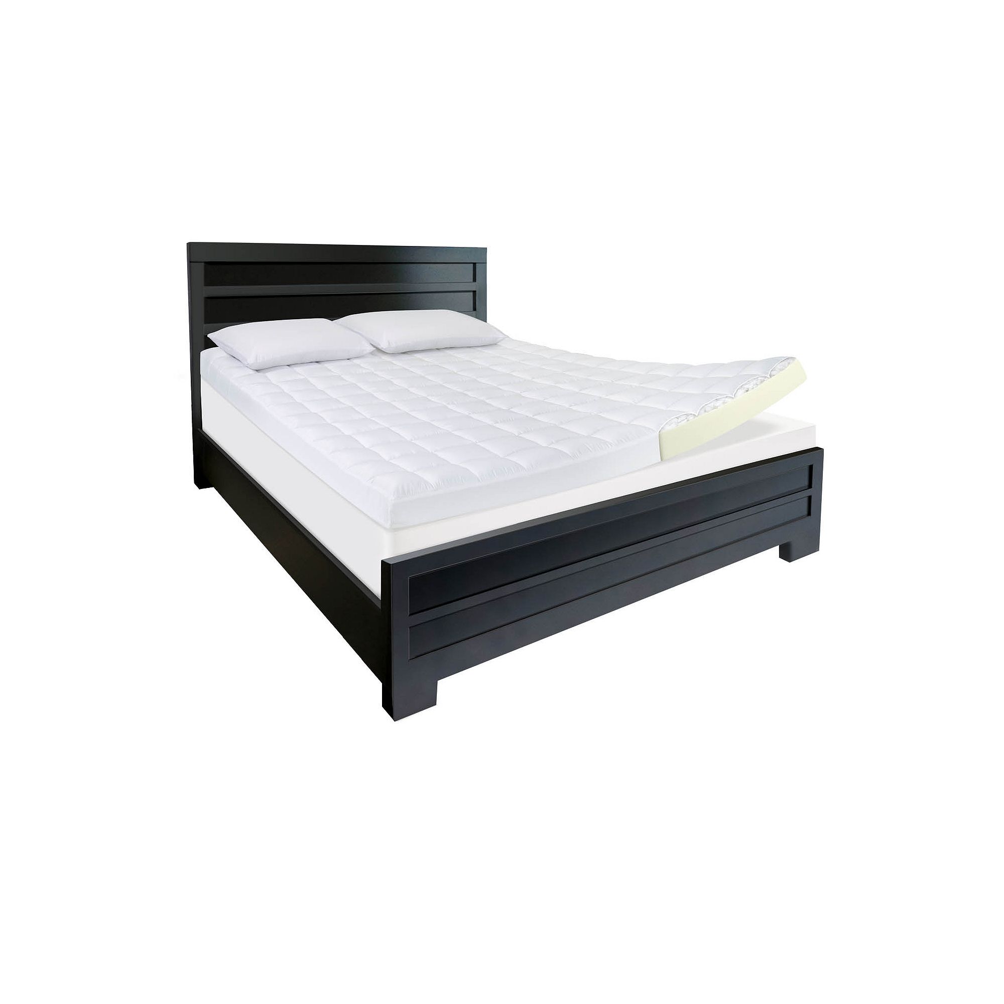 Comforpedic from Beautyrest 4 1/2-inch Dual-Layer Memory Foam Mattress Topp