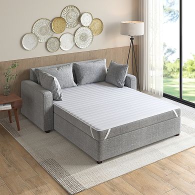 Madison Park Essentials Frisco Ultra-Soft Microfiber Waterproof Sofa Bed Mattress Pad