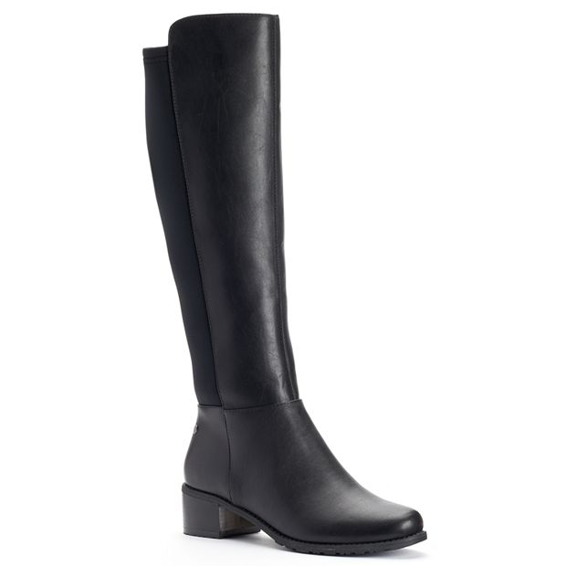 Kohls black knee outlet high boots