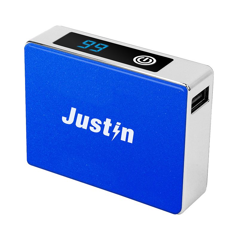 UPC 816203013965 product image for Innovative Technology Justin 5200mAh Portable Power Bank with LCD Display, Blue | upcitemdb.com