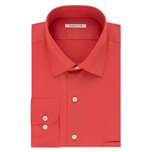 Big & Tall Van Heusen Regular-Fit Solid Lux Sateen No-Iron Spread-Collar Dress Shirt