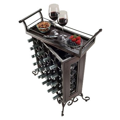 Winsome Silvano 25-Bottle Wine Rack