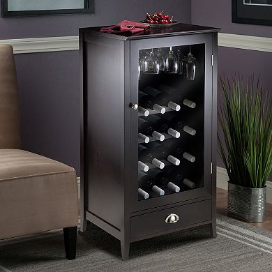 Winsome Bordeaux 20-Bottle Wine Cabinet