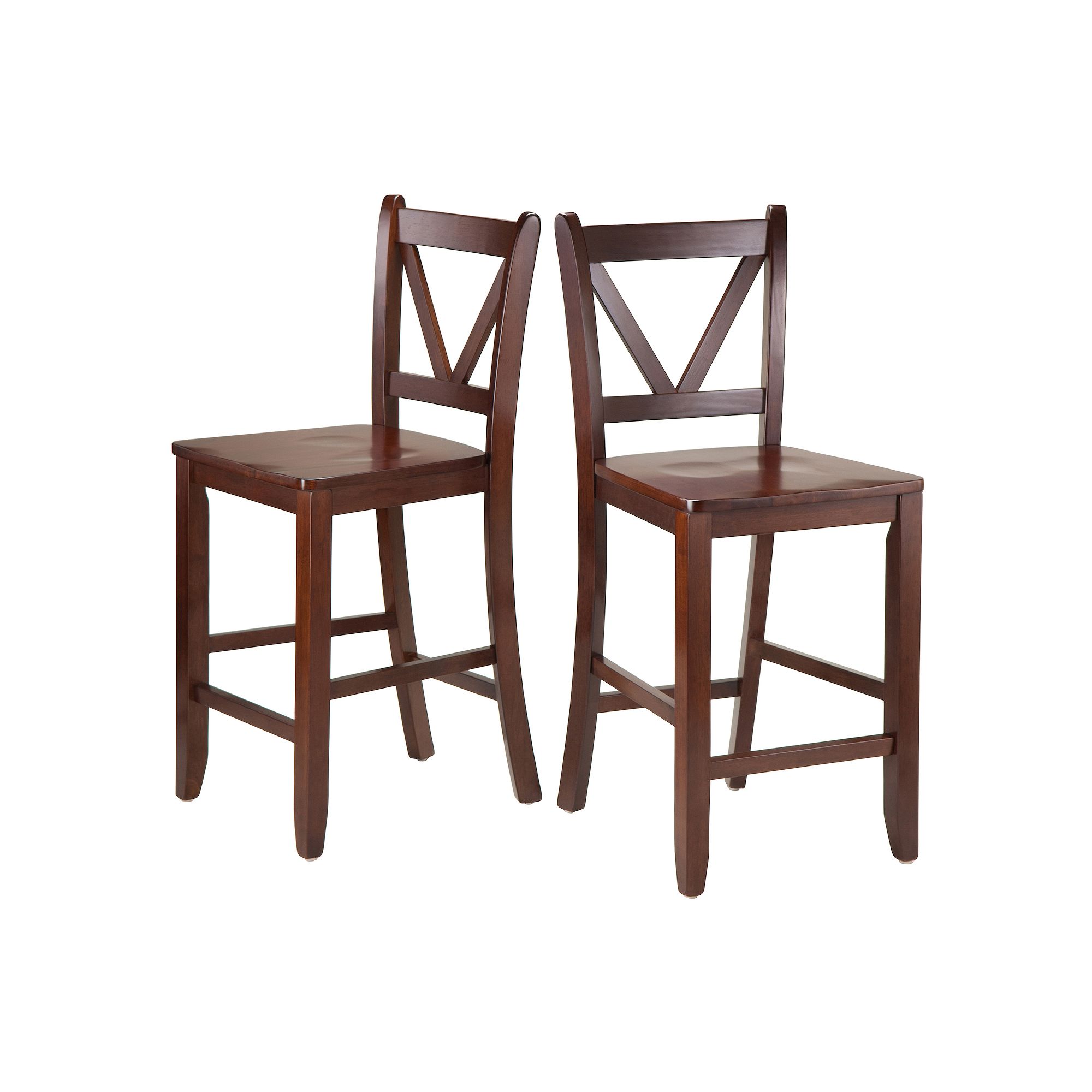 Winsome 2-piece Victor Counter Stool Set, Brown