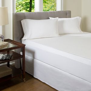 Solid 300-Thread Count Egyptian Cotton Mattress Topper Cover