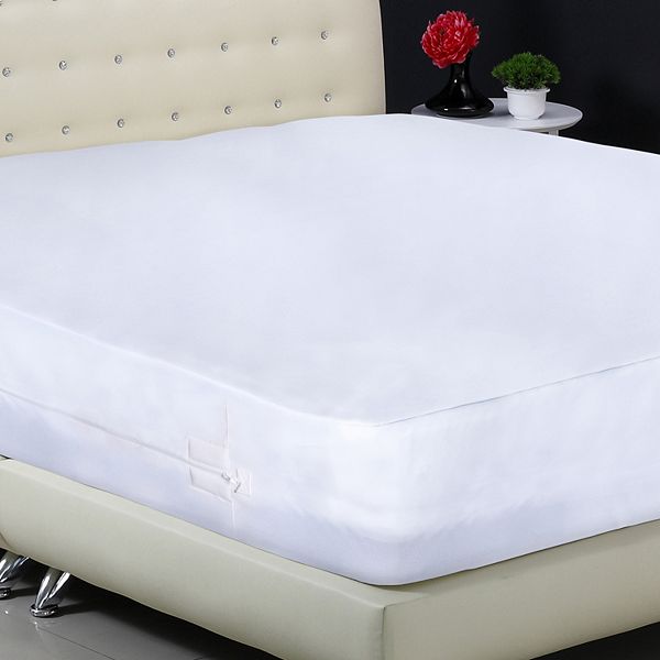& Bed Bug Proof- All Sizes! Dust AllerZip Smooth Mattress Case-Water Allergy 
