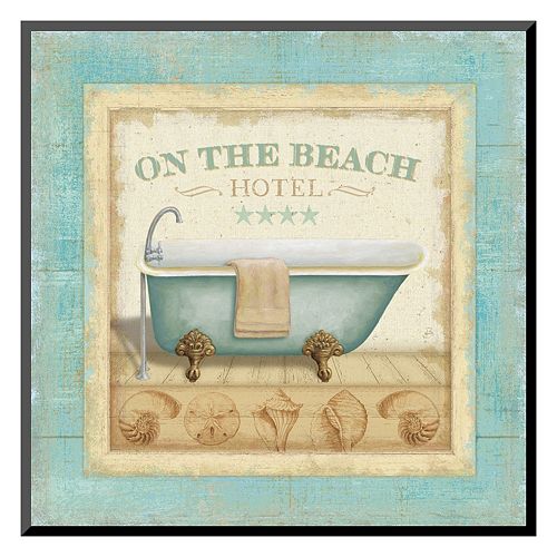 Art.com Beach Hotel I Mounted Art Print