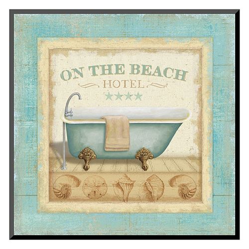 Art.com “Beach Hotel I” Mounted Art Print