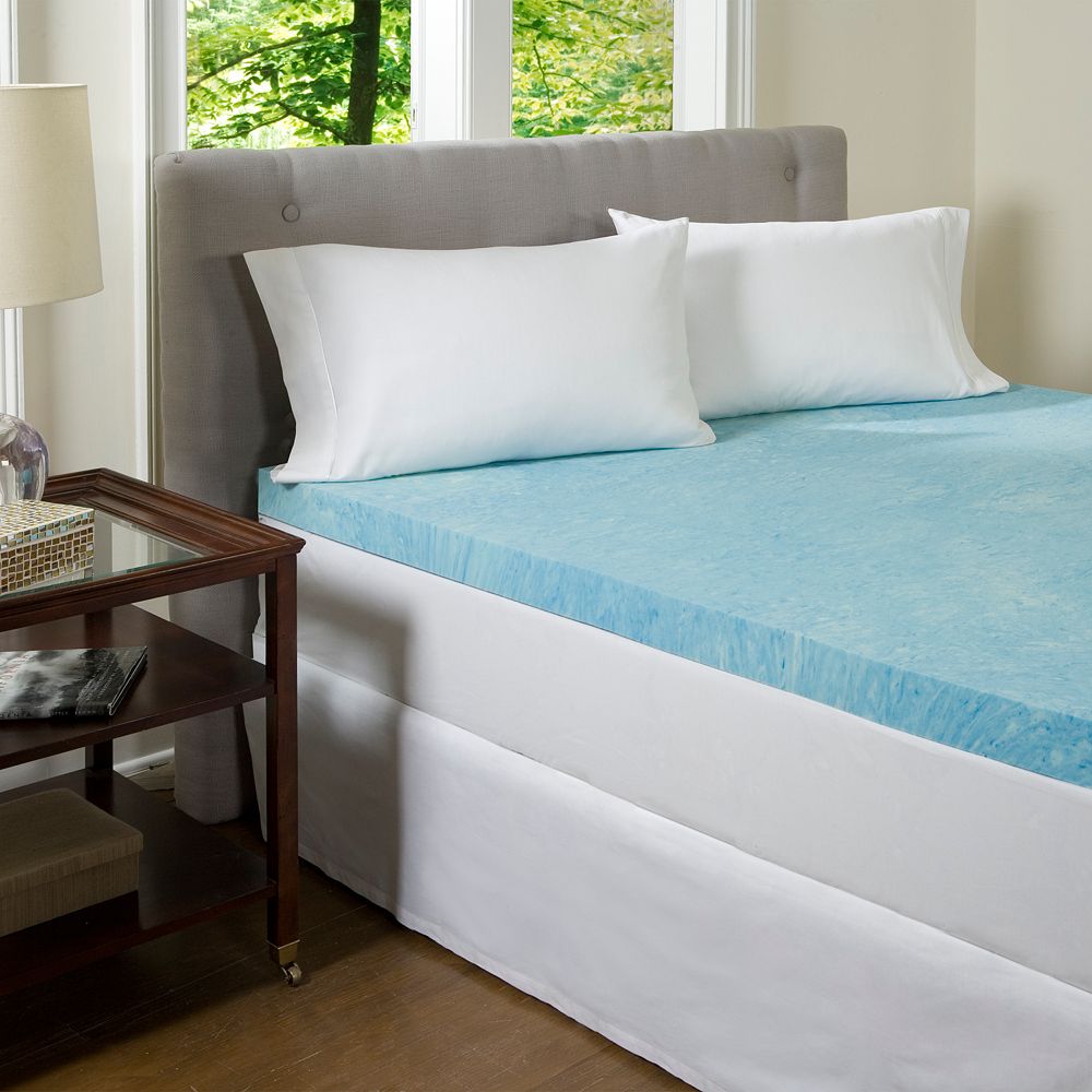 Comforpedic Loft from Beautyrest 4-inch Supreme Gel Memory Foam and 1.5-inch  Fiber Mattress Topper - On Sale - Bed Bath & Beyond - 8111136