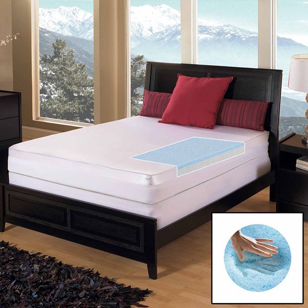 Kohls memory deals foam mattress topper