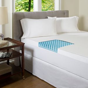 ComforPedic Beautyrest Covered 3-in. Textured Gel Memory Foam Mattress Topper