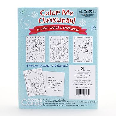 Kohl's Cares® 20-piece ''Color Me Christmas'' Card Set