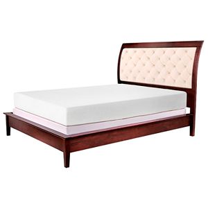 LUX Memory Foam 10-inch Firm Traditional Memory Foam Mattress & Contour Pillow Set