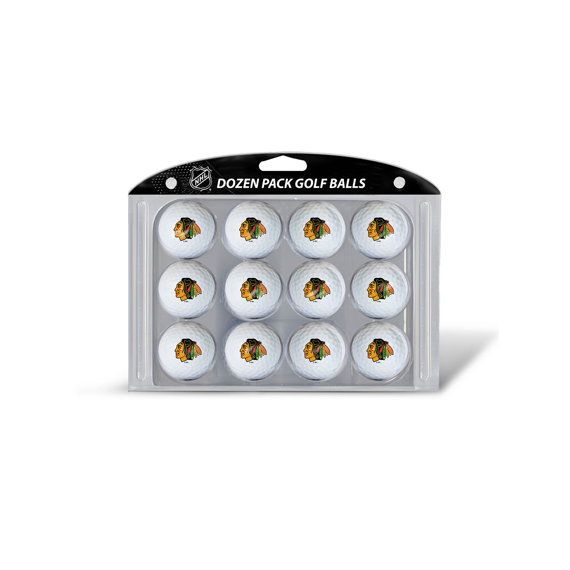 Team Golf Chicago Blackhawks 12-Pack Golf Balls