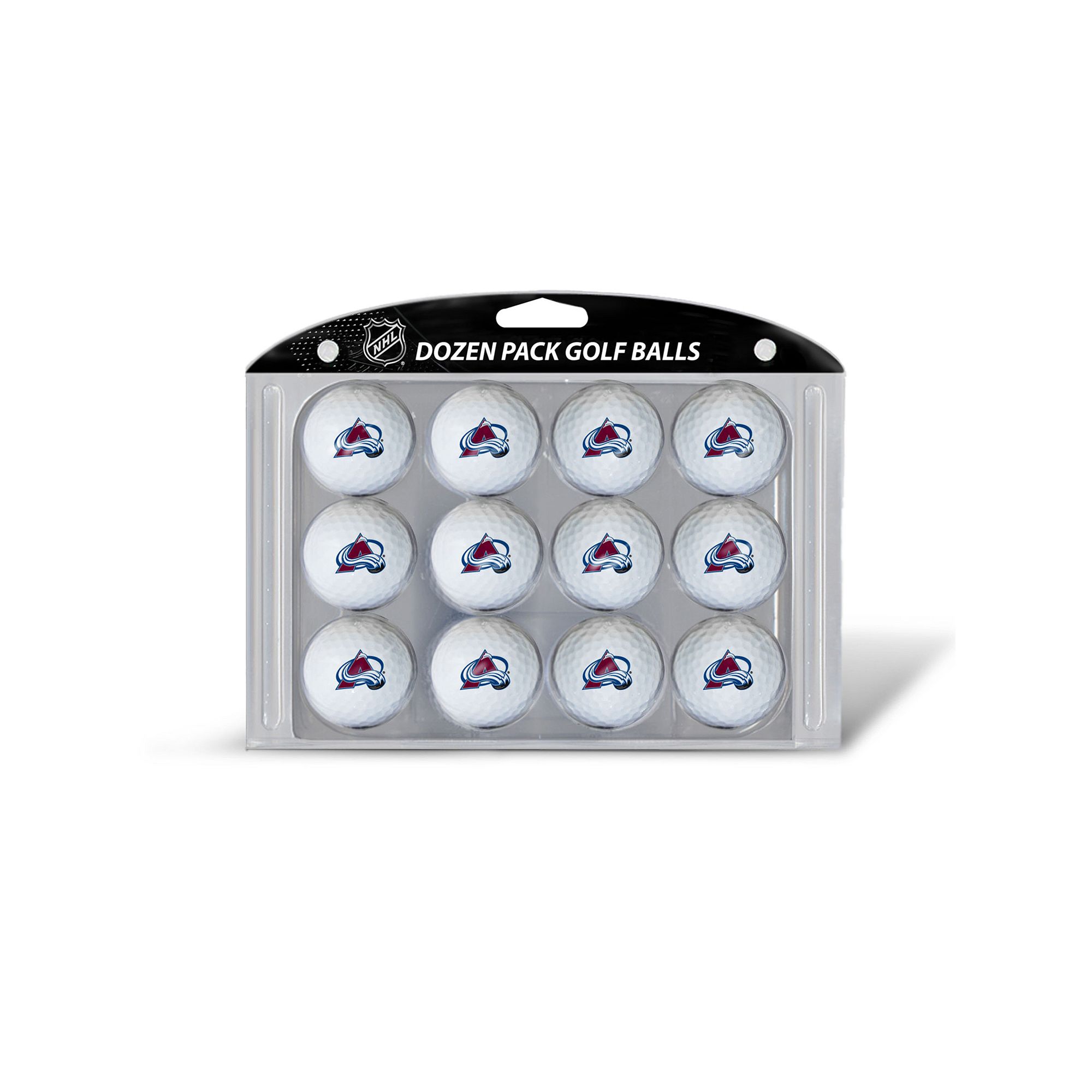 Team Golf Colorado Avalanche 12-Pack Golf Balls