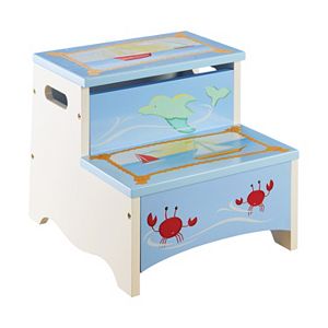 Guidecraft Sailing Storage Step-Up Stool