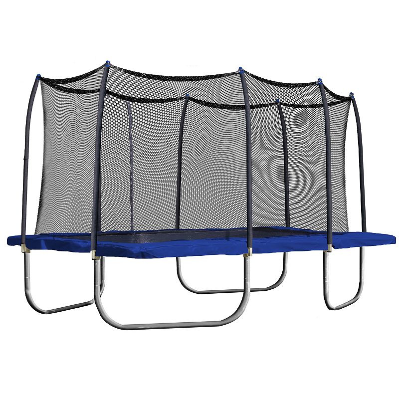 Skywalker Rectangle Trampoline with Enclosure - Blue (15') (Only 1-Box 3/3)