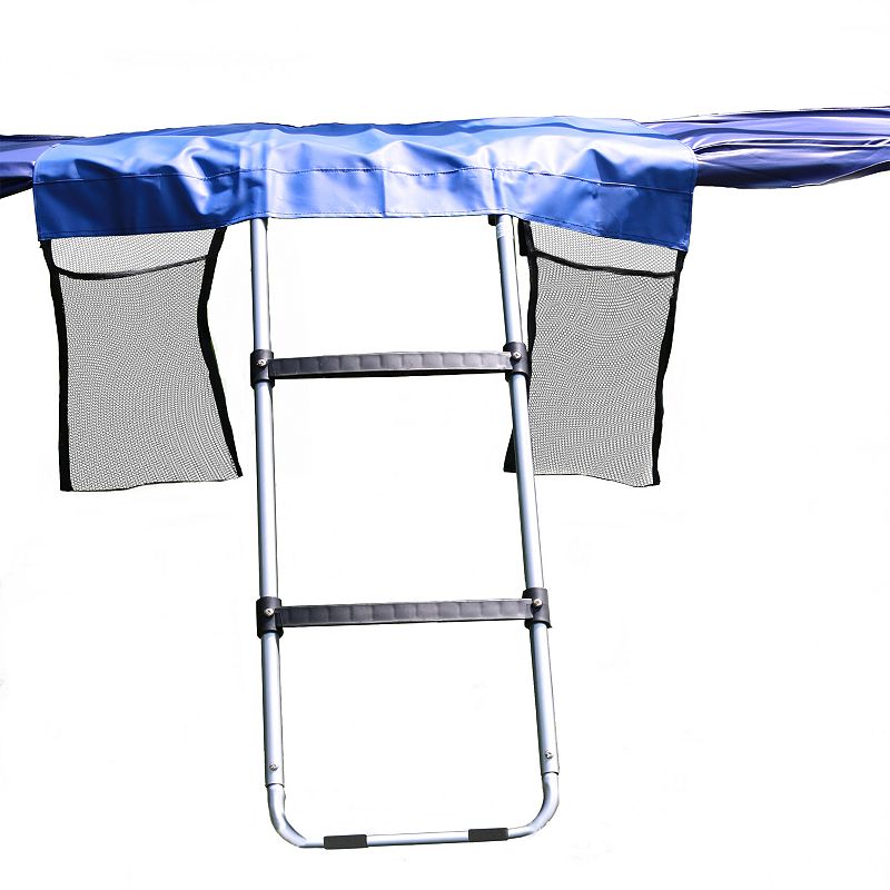Skywalker Trampolines Wide-Step Trampoline Ladder, Blue