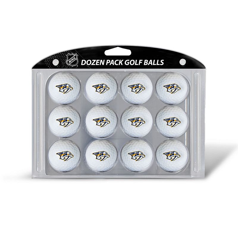 Team Golf Nashville Predators 12-Pack Golf Balls, Pdt Team