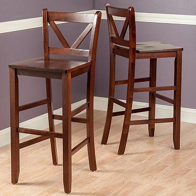 Winsome 2-piece Victor Bar Stool Set