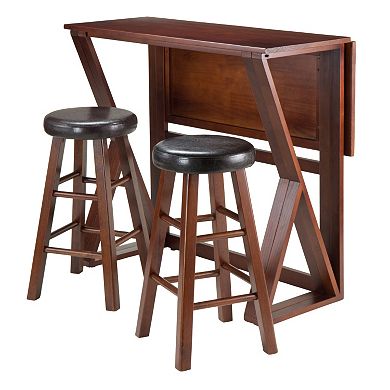 Winsome 3-piece Harrington Drop Leaf Dining Set