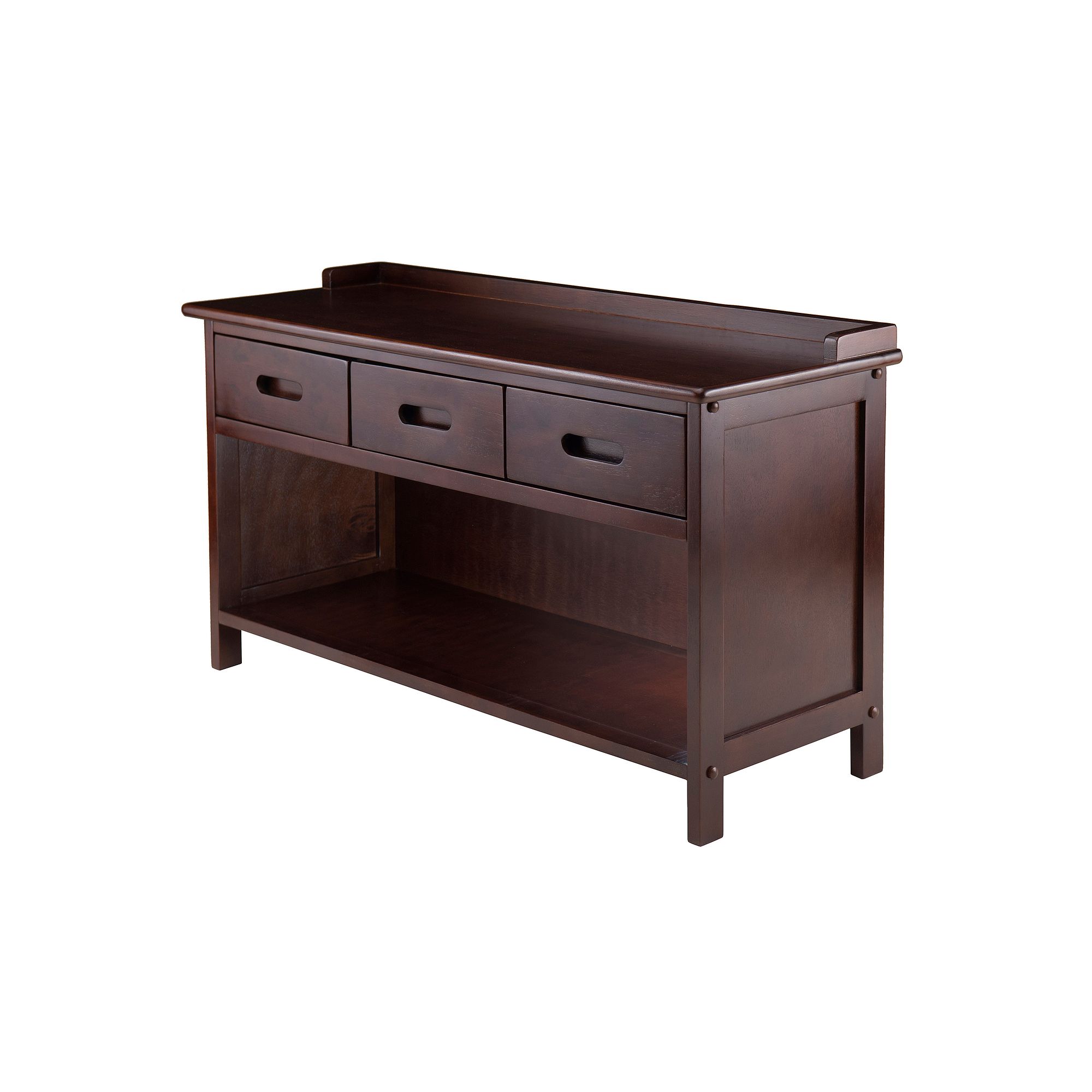 Winsome 4-piece Adriana Storage Bench Set, Antique Brown