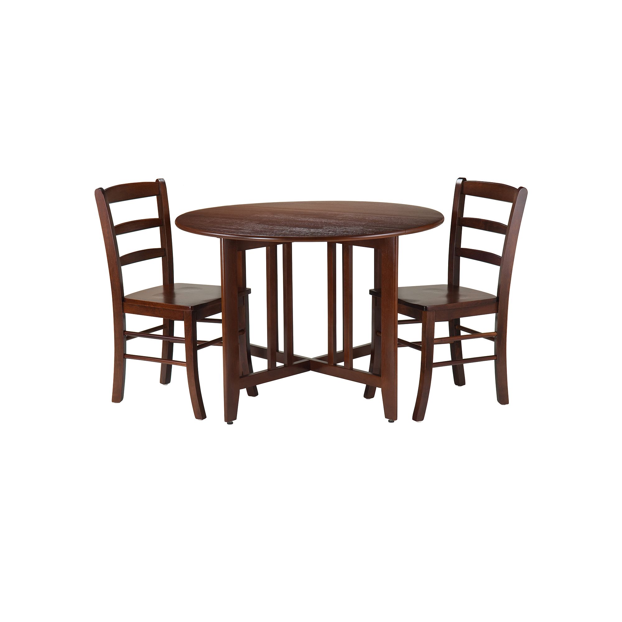 Winsome 3-piece Alamo Drop Leaf Dining Set, Brown