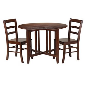 Winsome 3 pc Alamo Drop Leaf Dining Set