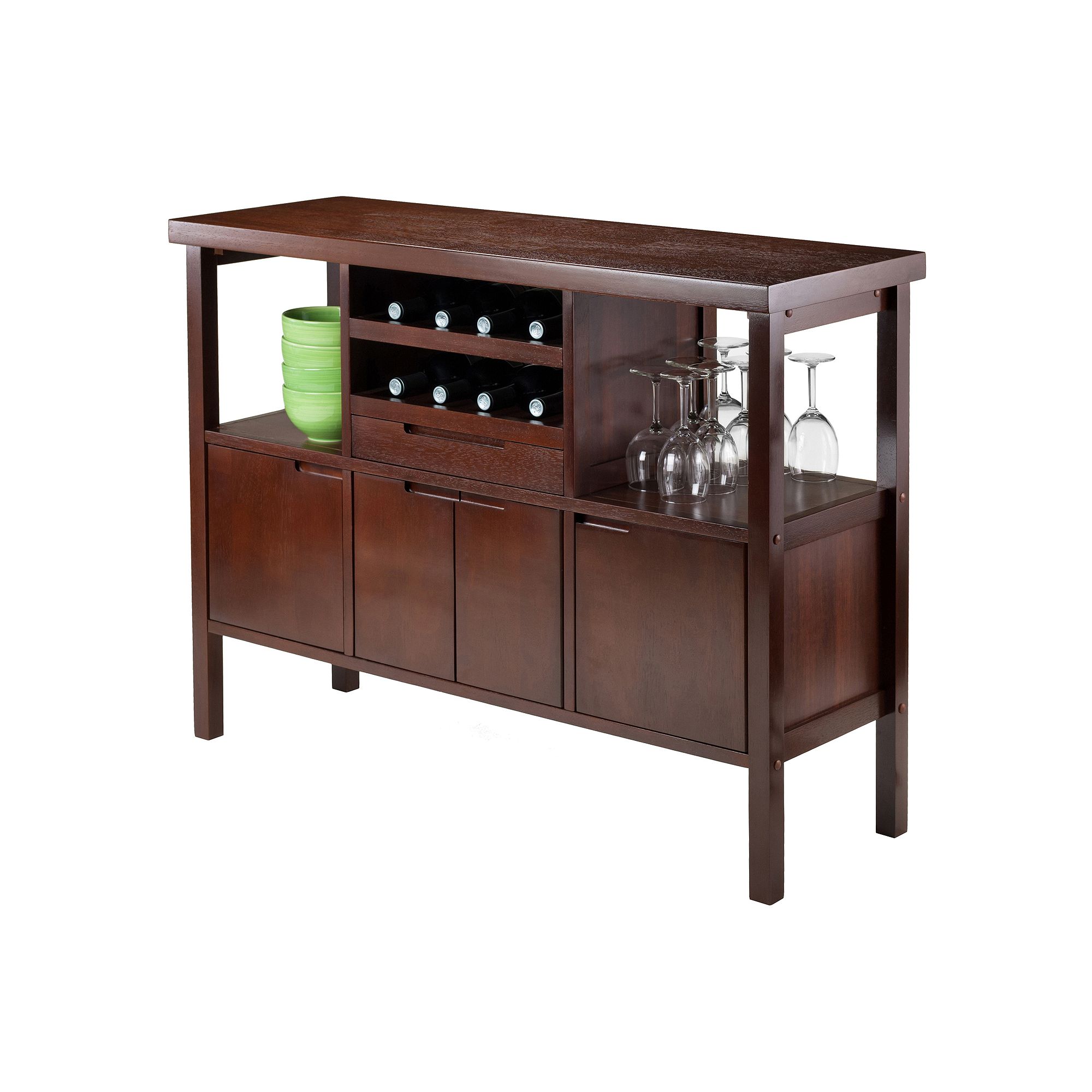 Winsome Diego Buffet Table, Brown