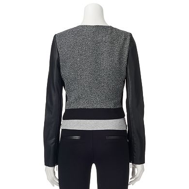 Juniors' Candie's® Colorblock Moto Jacket