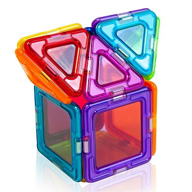 Magformers 14-pc. Clear Solid Rainbow Set
