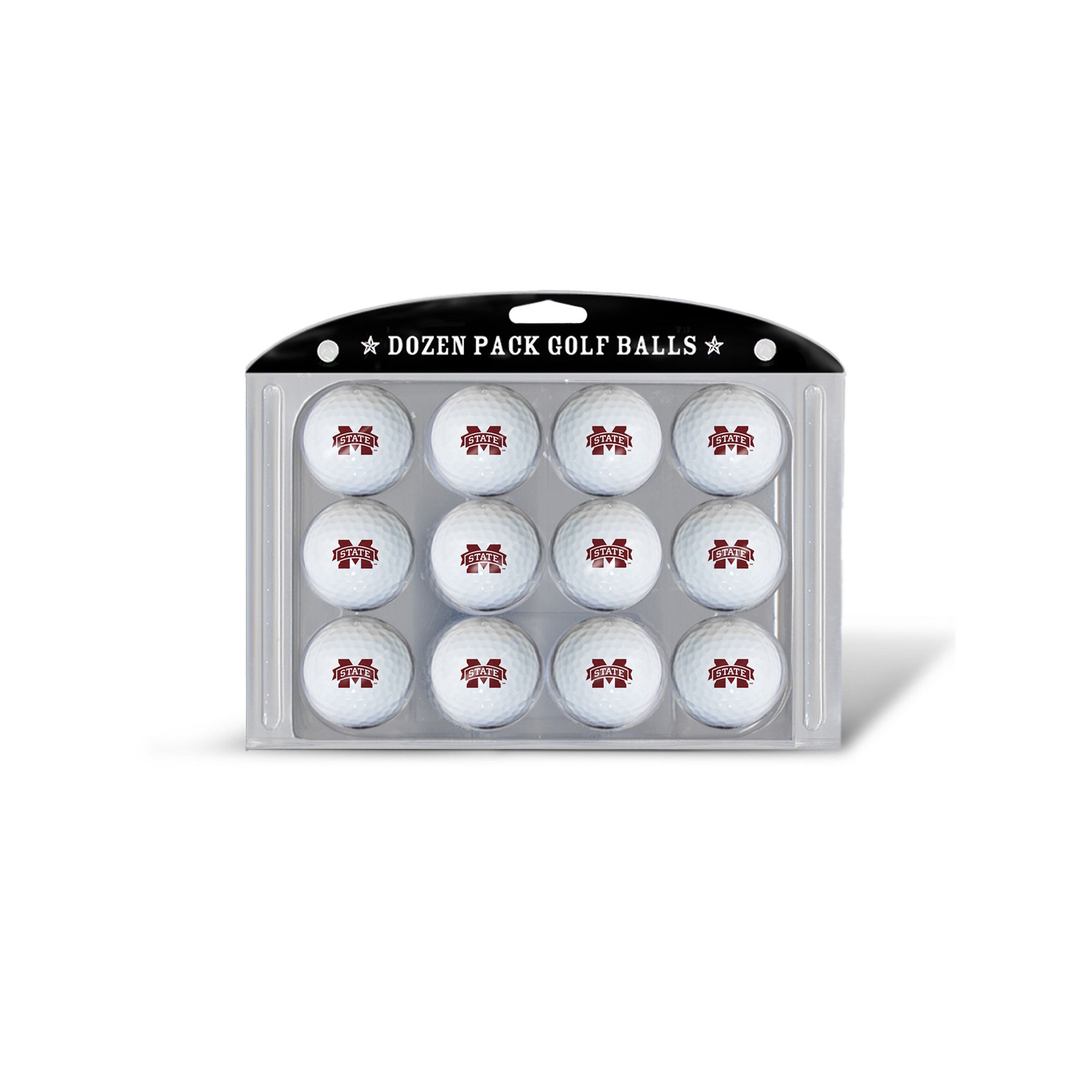 Team Golf Mississippi State Bulldogs 12-Pack Golf Balls, Mst Team