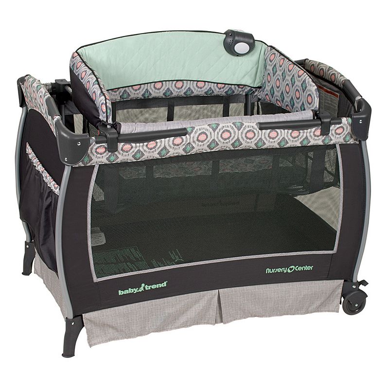 UPC 090014016791 product image for Baby Trend Deluxe Nursery Center Playard (Grey) | upcitemdb.com