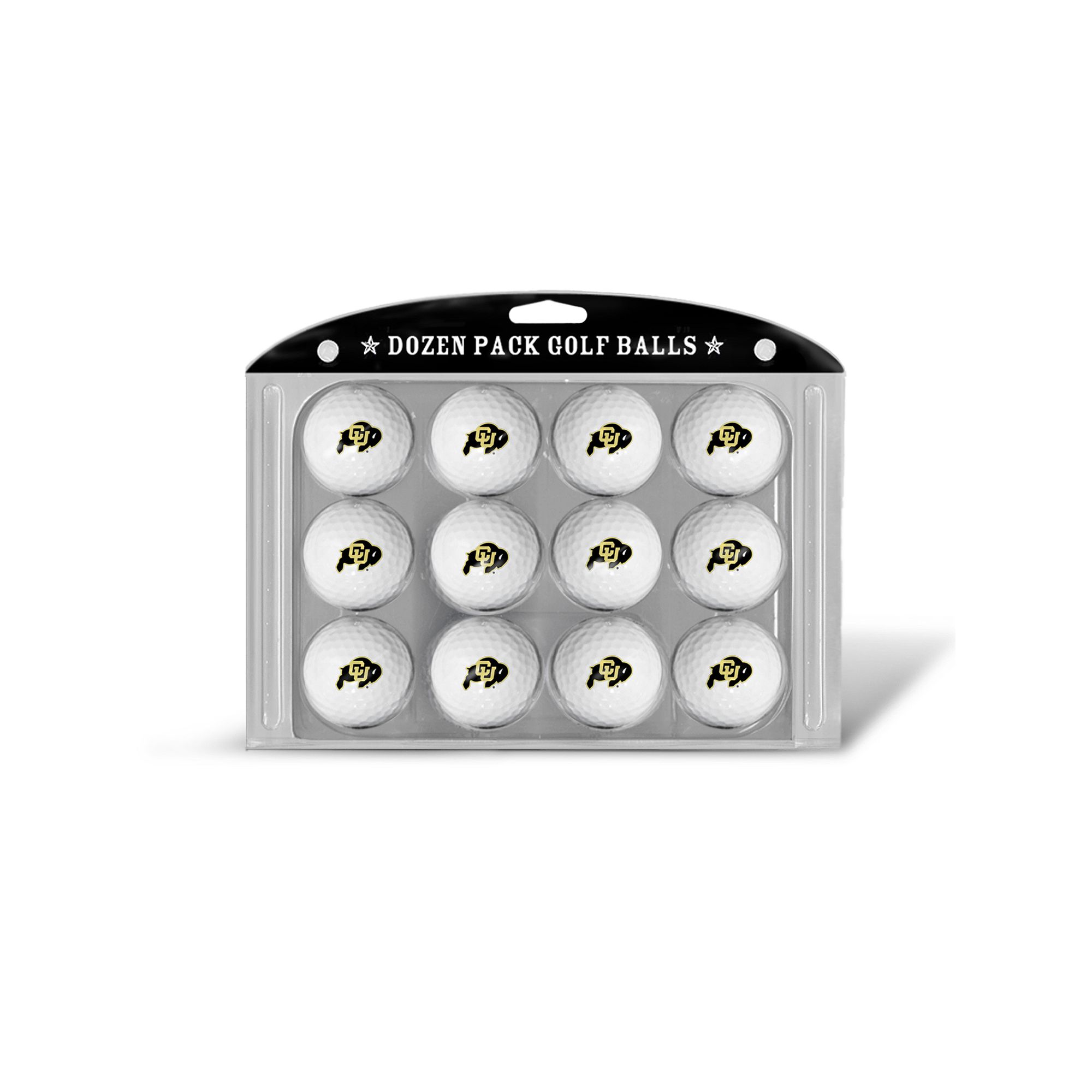Team Golf Colorado Buffaloes 12-Pack Golf Balls