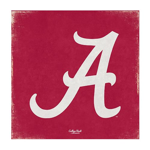 Legacy Athletic Alabama Crimson Tide Square Canvas Wall Art