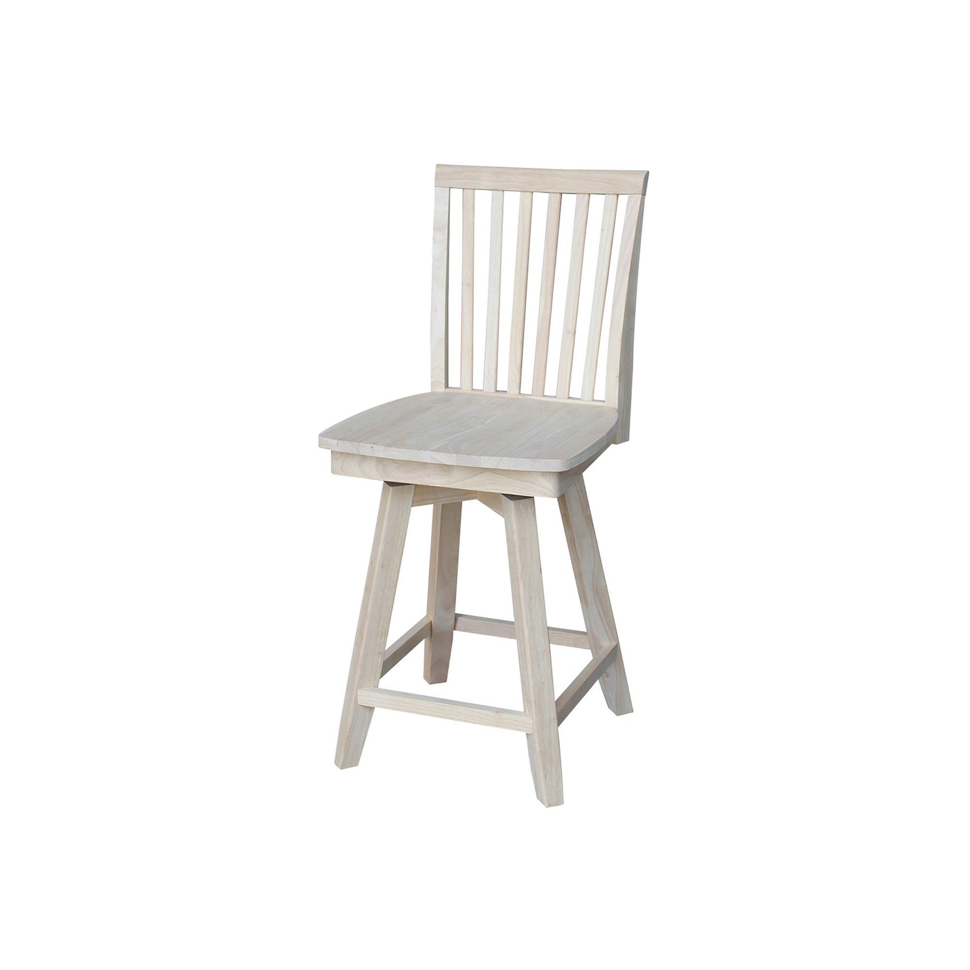 Mission Swivel Counter Stool, Natural