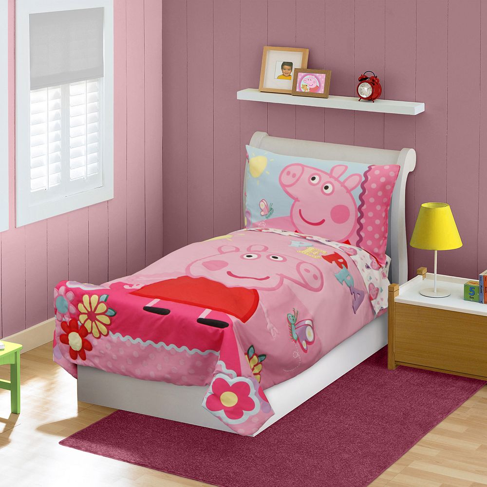 Peppa Pig 4 Pc Toddler Bedding Set